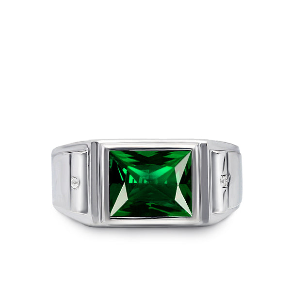 Aïda Green Ring - Diamonds 56