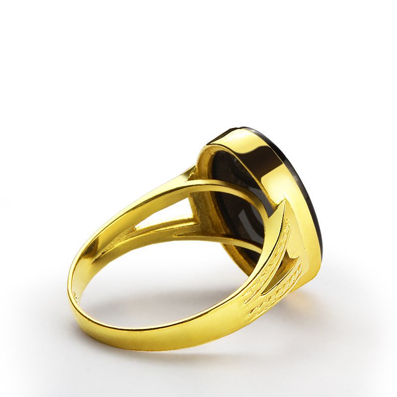 Fyie Signet Onyx Ring (with 14K Gold) – FYORO