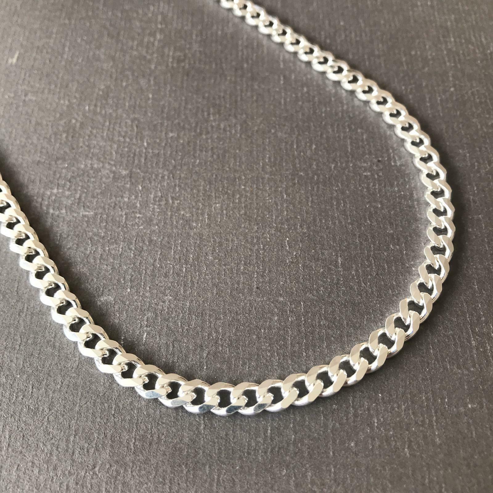 Men's Cuban Tight Curb Link Chain Necklace