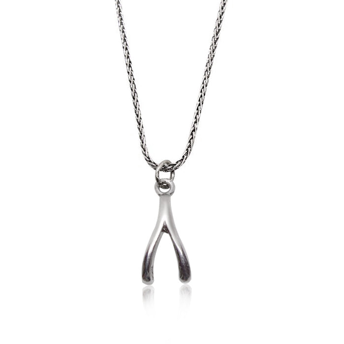 Men's wishbone deals necklace