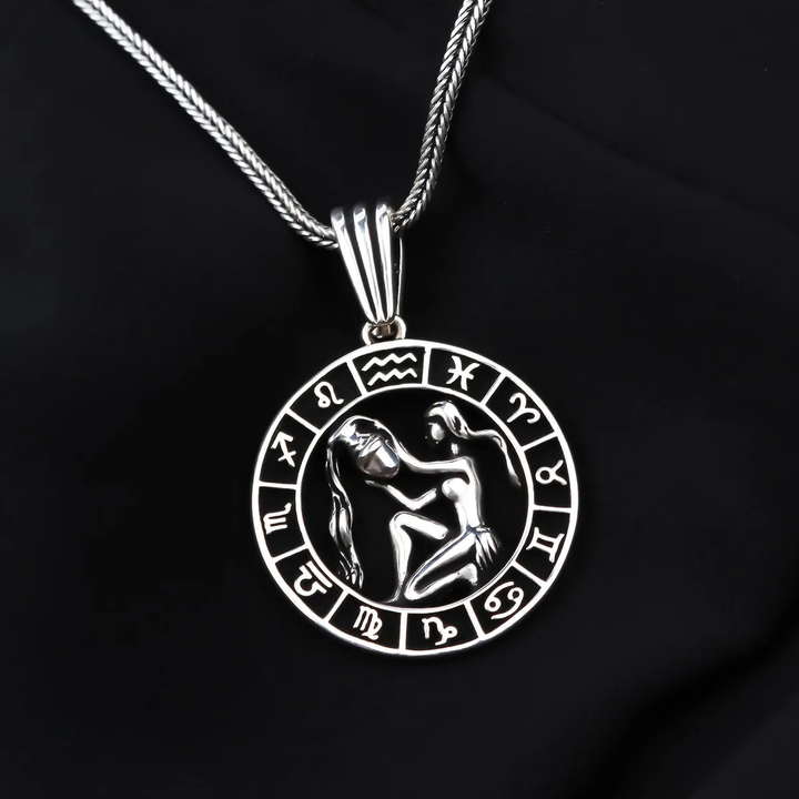 aquarius men's necklace