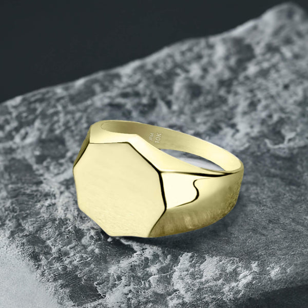 Men’s 10K Yellow Gold Signet Ring