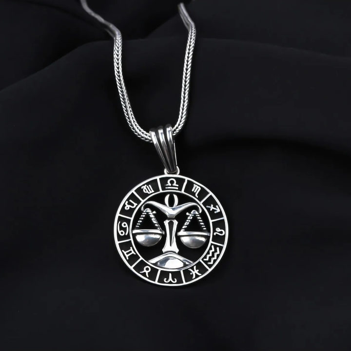 libra men's necklace