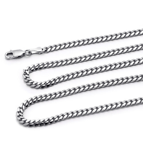 Mens Sterling Silver Chain Necklace 100% Genuine Designs | mens silver ...